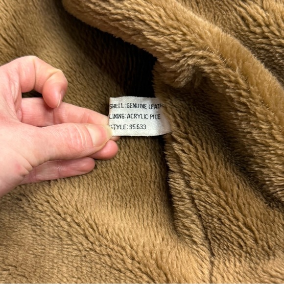 Vintage Wilson’s Leather Bomber Jacket Brown w/ Removable Pile Liner Korea - Picture 8 of 9